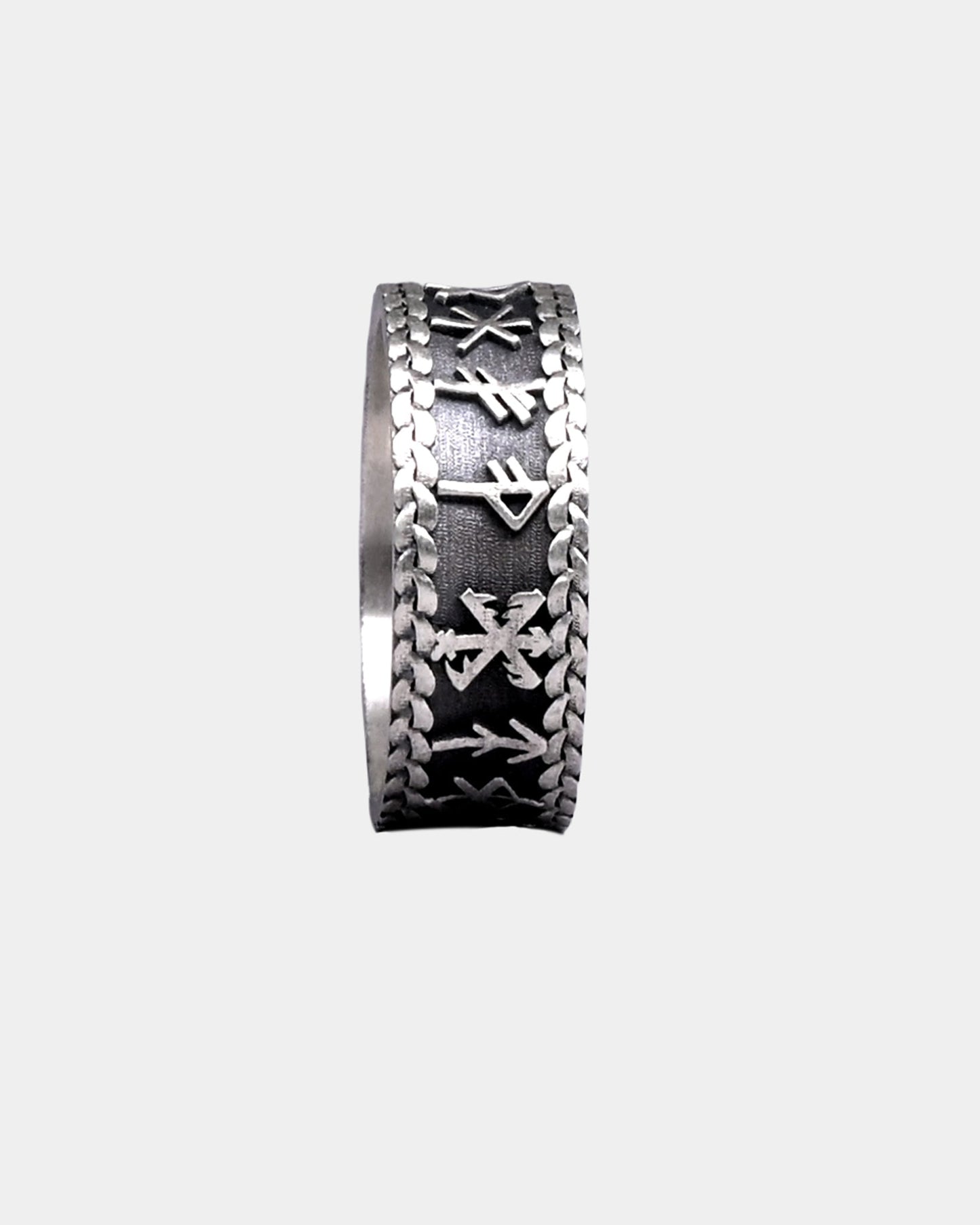 Nordic Viking Rune Knot Ring