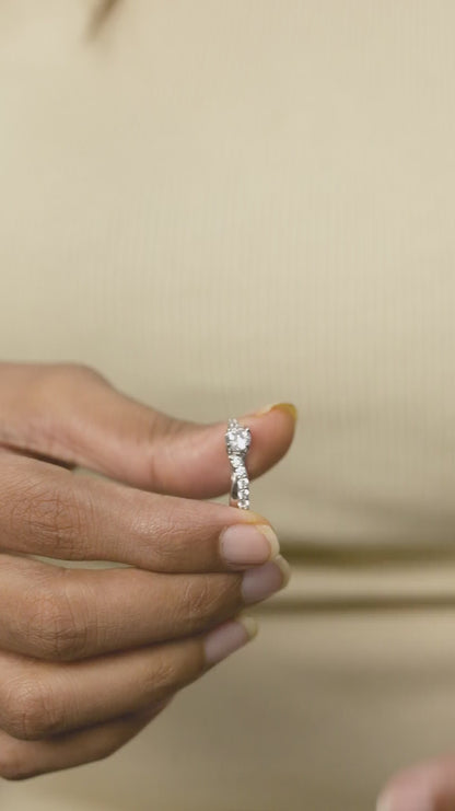 Infinity Solitaire Promise Ring