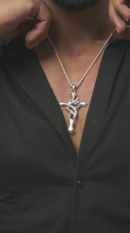 Aesthetic cross charm pendant