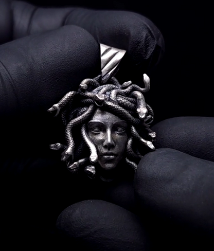 Medusa Face Pendant