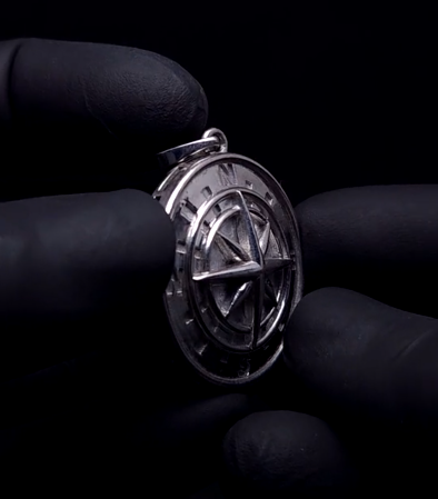 North Star Compass Pendant