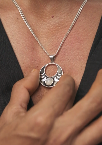 Phases of Moon pendant