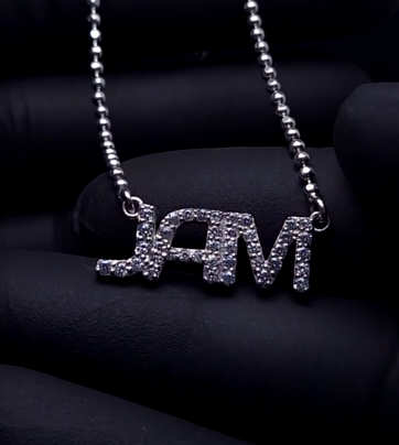 SRK inspired name initial necklace