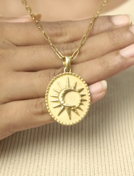 Sun and Moon pendant