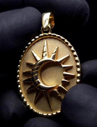 Sun and Moon pendant