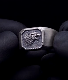 Antique Wolf Signet Ring