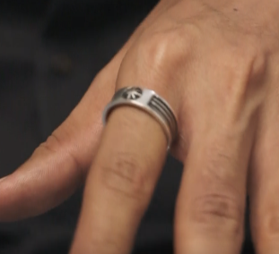 Compass Band Ring
