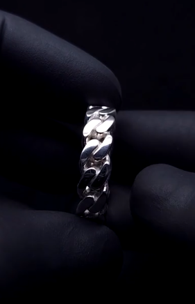 Cuban Band Ring