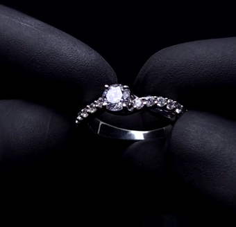 Infinity Solitaire Promise Ring