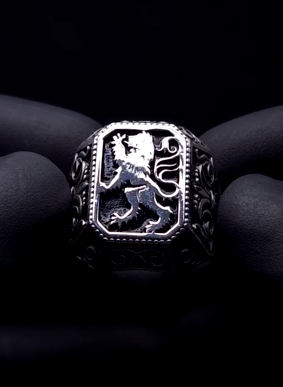 Lion Signet Ring