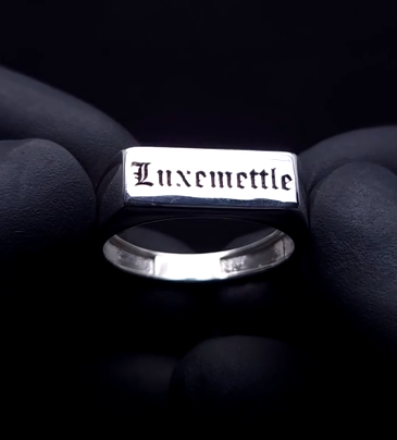 Name Signet Ring