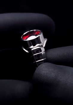 Red Stone Dragon Ring