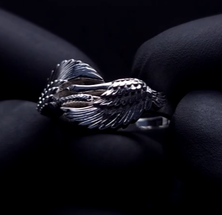 Swan Love Ring