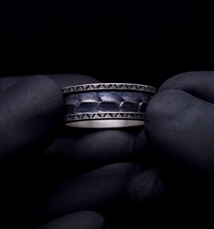 Vintage Dragon Scale Band Ring