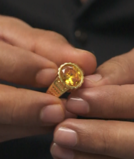 Yellow Sapphire Gold Ring