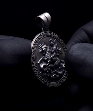 Antique St George Cross Pendant