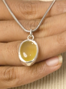 Gemstone Charm Pendant