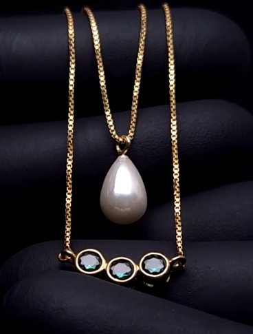 Grace and Gaia Gold Necklace