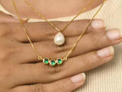 Grace and Gaia Gold Necklace