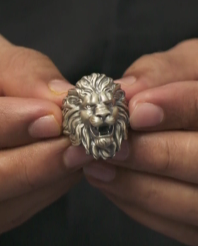 Antique Lion Ring