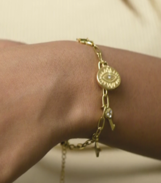 Aesthetic Charm Gold Bracelet