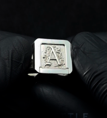 Memory Lock Signet Ring