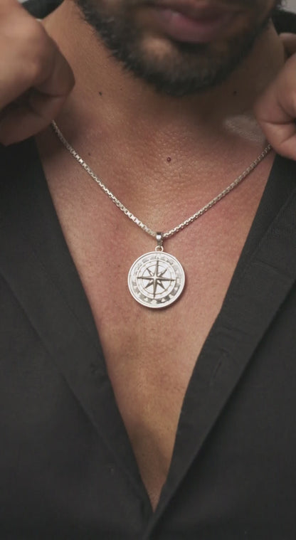 North Star Compass Pendant