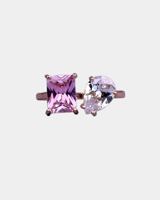 Twin Diamond Wedding Ring