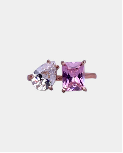 Twin Diamond Wedding Ring