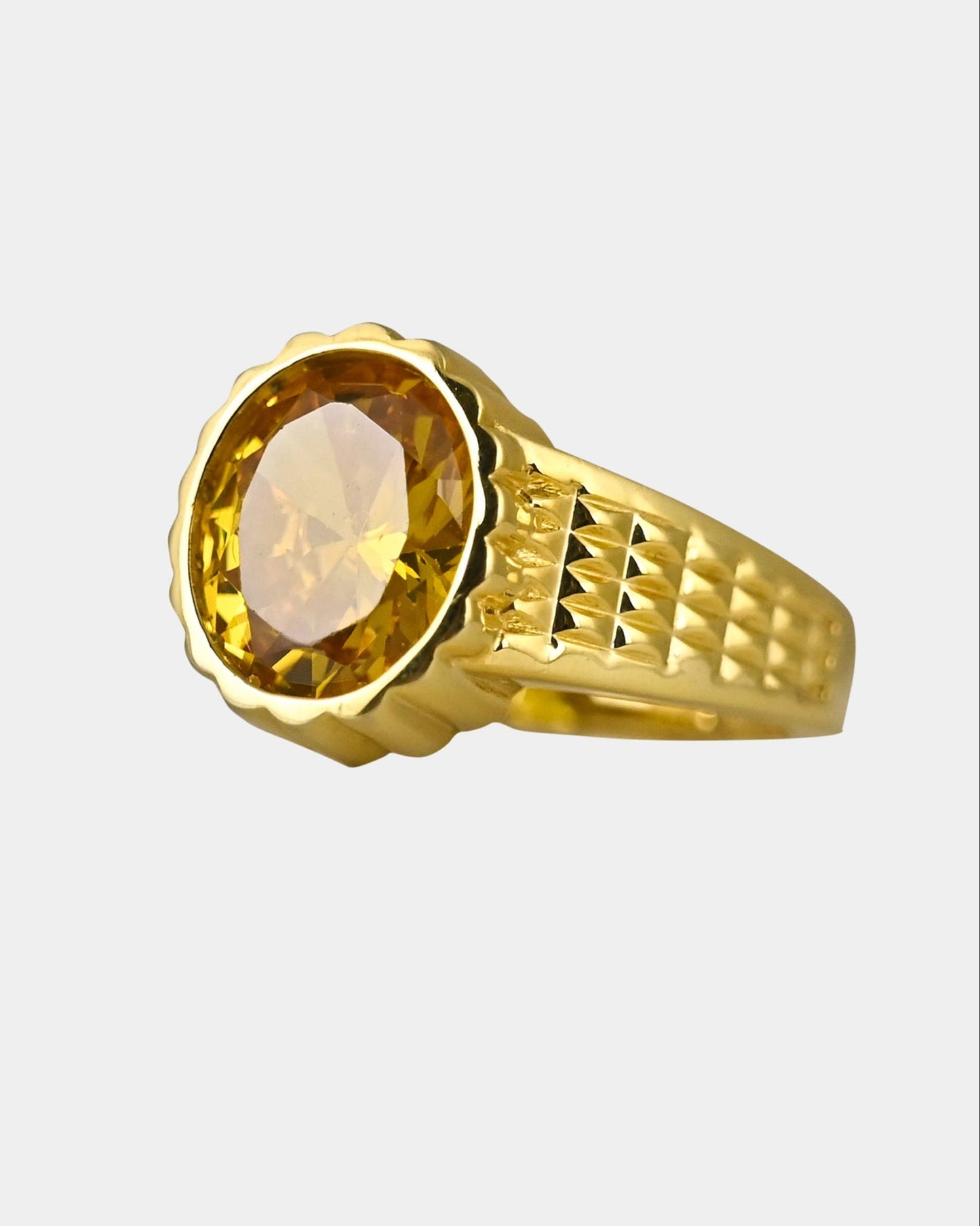 Yellow Sapphire Gold Ring